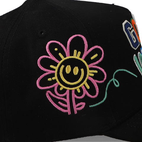 Gorra Offtop Pilotito Good Vibes Rain Bob Negro Unitalla