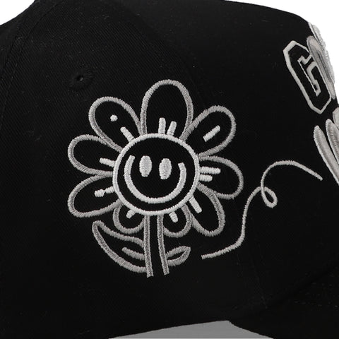 Gorra Pilotito Good Vibes Bob Negro Unitalla