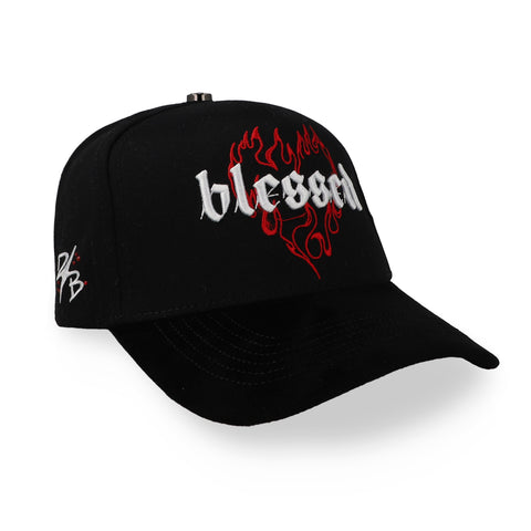 Gorra Dark Bloom Blessed Negro Unitalla