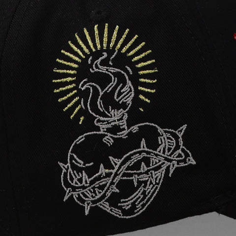 Gorra Dark Bloom True Love Negro Unitalla