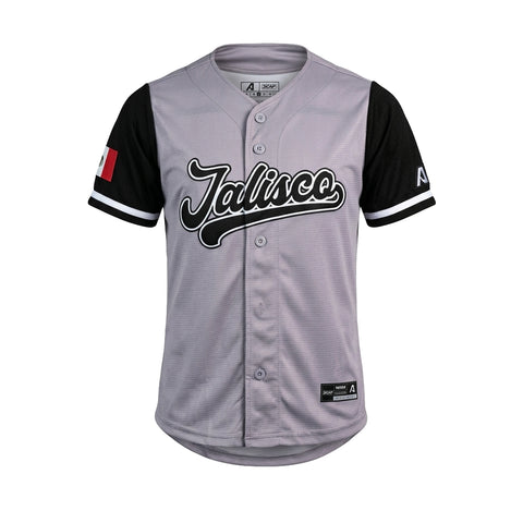 Jersey 2CAP Jalisco Graf PC Negro Gris Niño