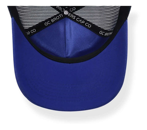 Gorra Gc Brothers Duplicando Trucker Azul Unitalla