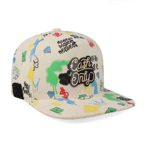 Gorra Cash Only 23 Full Prime Gamuza Beige Uni