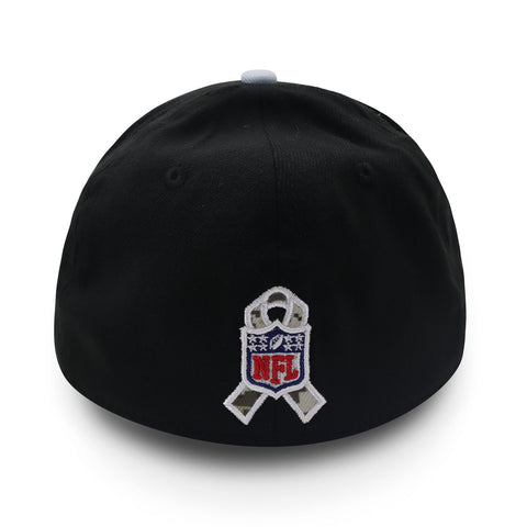 Gorra New Era 39 Thirty NFL Raiders Salute to Service Negro