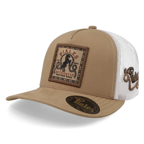 Gorra Básica Piales Caballo Blanco Kaki Uni
