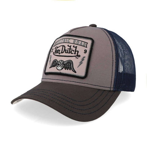 Gorra Von Dutch 016265 Square Trucker Gris Unitalla