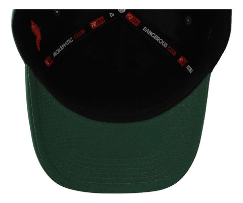 Gorra Ploblematic Chiquete Oso Trucker Verde Unitalla