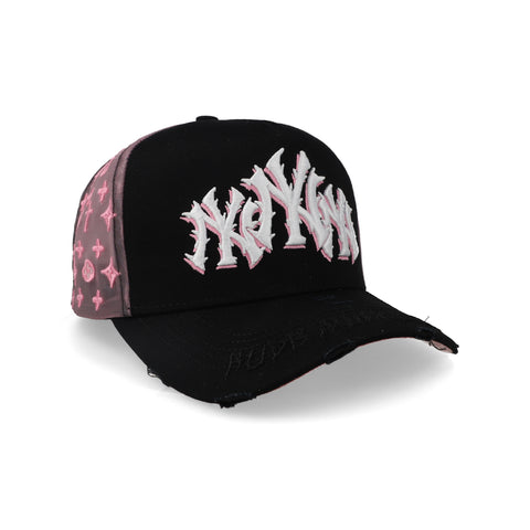 Gorra Rude Awakenings Yankees NY Thorns Rosa Unitalla