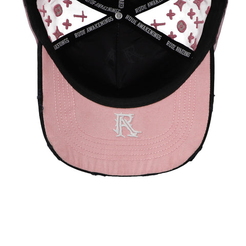 Gorra Rude Awakenings Yankees NY Thorns Rosa Unitalla