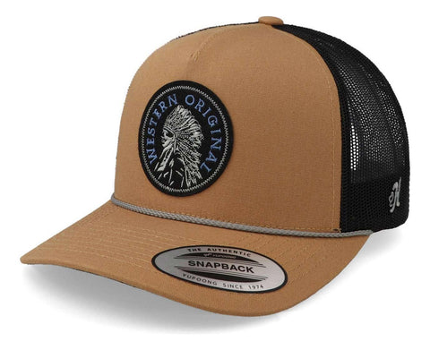 Gorra Hooey Quanah 2326t 5 Panel High Profile Café Unitalla