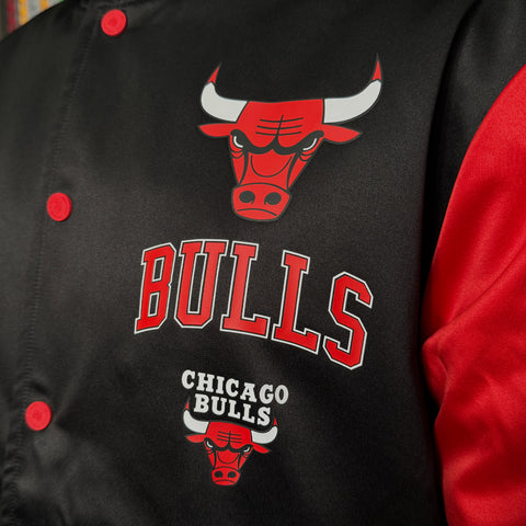 Chamarra Fanatics NBAJK526203BK1 Bulls Negro