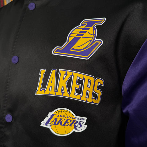 Chamarra Fanatics NBAJK526203BK2 Lakers Negro
