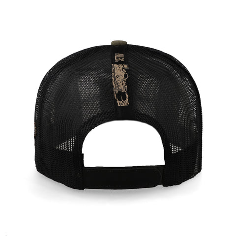 Gorra Piales Gallo Giro Olivo/Negro Unitalla