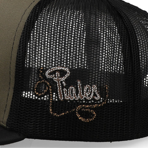 Gorra Piales Gallo Giro Olivo/Negro Unitalla