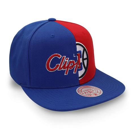 Gorra Mitchell & Ness NBA Split Crown Clippers Azul Unitalla