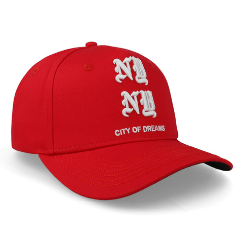 Gorra Overrated NYC Of Dream Roja Unitalla