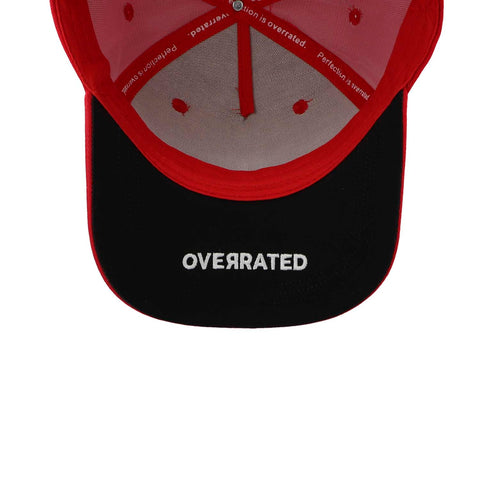 Gorra Overrated NYC Of Dream Roja Unitalla