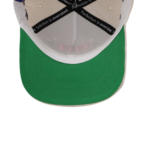 Gorra Overrated Beverly Hills California Beige Unitalla