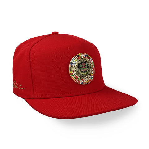Gorra All In Chavez Pin Snap Rojo Unitalla