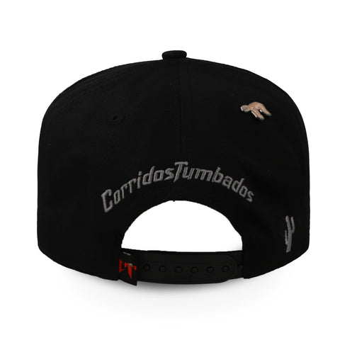 Gorra JC Hats CT Tumbada Negro/Rojo