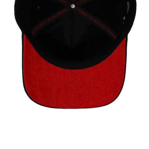 Gorra JC Hats CT Tumbada Negro/Rojo