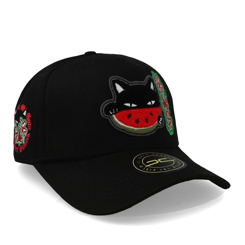 Gorra JC Hats Watermelon Cat Negra