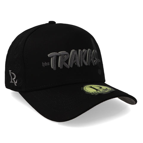 Gorra JC Hats Luis R. Conriquez Trakas Curve Negra