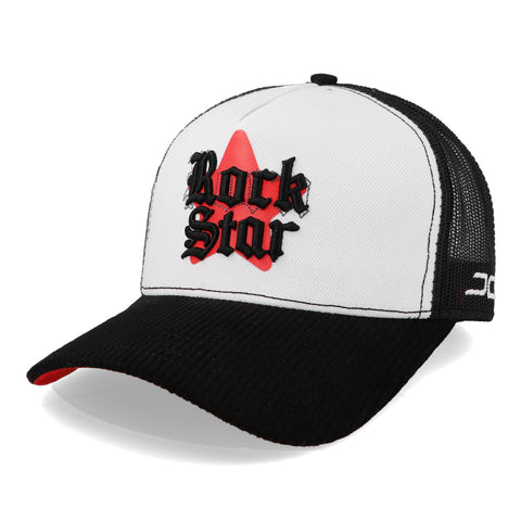 Gorra JC Hats 3272 Rock Star Blanco/Negro Unitalla