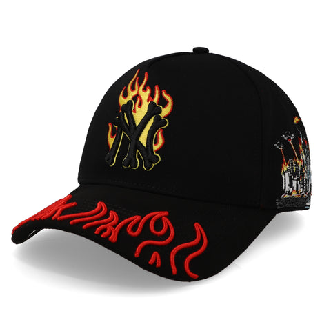 Gorra Cash Only New York In Flames Curve 1060