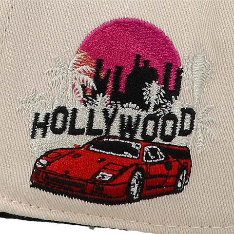 Gorra Cash Only Cash Meets Hollywood LA Beige/Negro Unitalla
