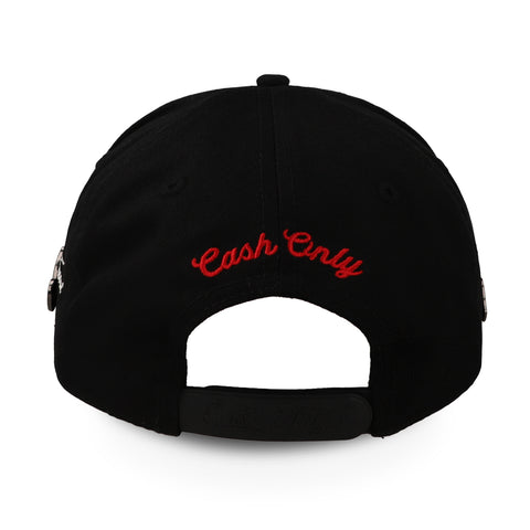 Gorra Cash Only Champagne & Cananabis Negro Curve