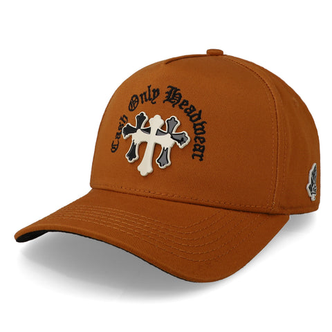 Gorra Cash Only Trust On Cash Cruces Camel Curve Unitalla