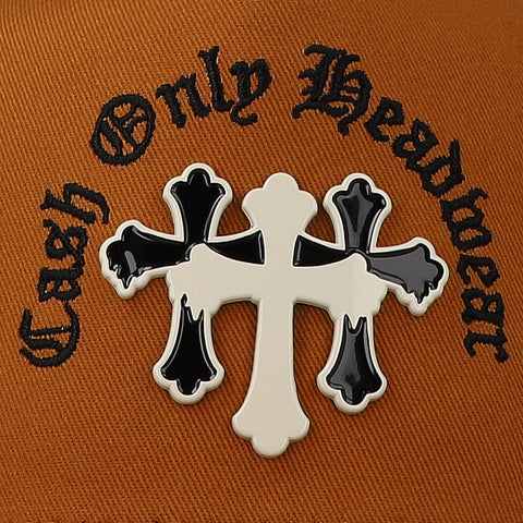 Gorra Cash Only Trust On Cash Cruces Camel Curve Unitalla