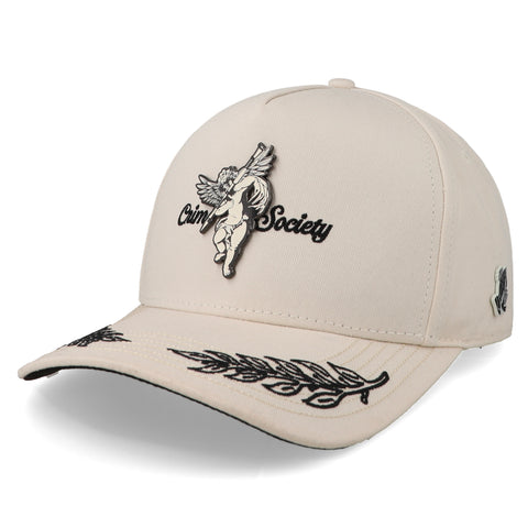 Gorra Cash Only Black Angel In White Curve 1085 Unitalla