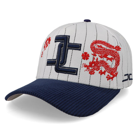 Gorra JC Hats 3246 Dragon Blanco/Azul Marino