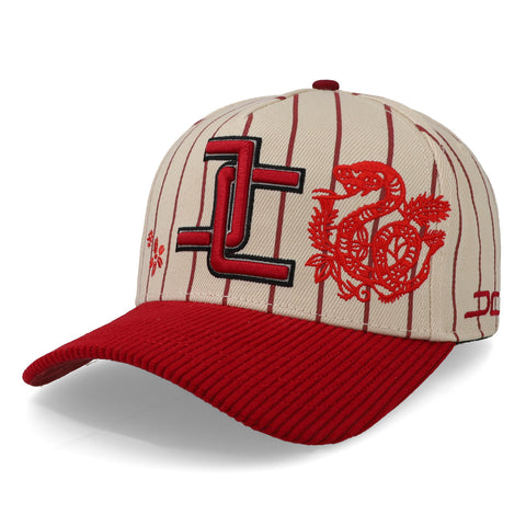 Gorra JC Hats 3251 Snake Beige/Vino