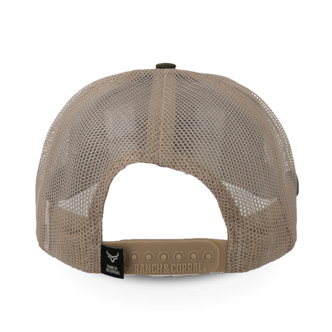 Gorra Ranch & Corral Ganadera 38 Olivo/Marino Unitalla