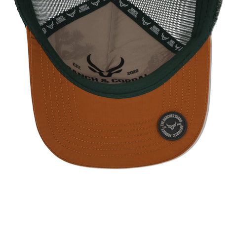 Gorra Ranch & Corral Equus Bayo Natural/Café Ajustable