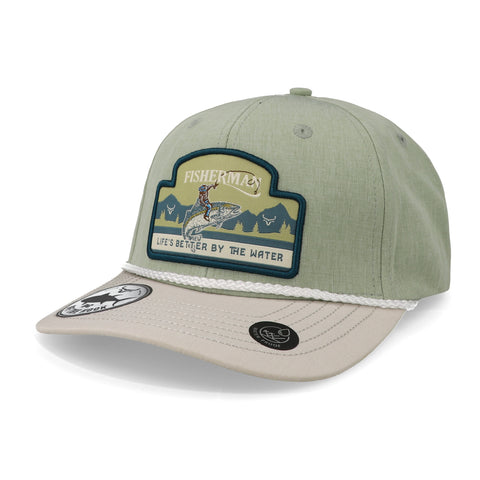Gorra Ranch & Corral Fishing Gris/Blanco