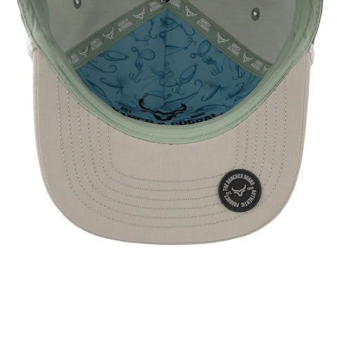 Gorra Ranch & Corral Fishing Gris/Blanco