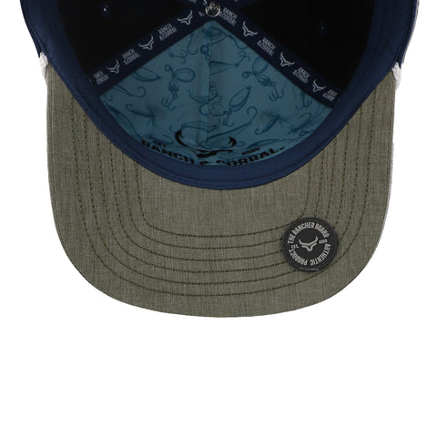 Gorra Ranch Corral Fishing 23 RCFS23 Azul Trigo Unitalla