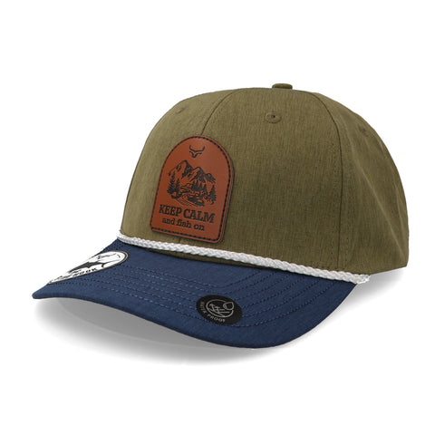 Gorra Ranch Corral Fishing 26 RCFS26 Olivo Azul Unitalla