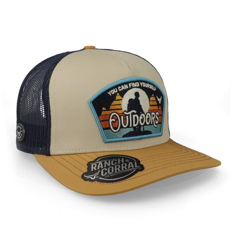 Gorra Ranch & Corral Agriculture 8 Azul Unitalla