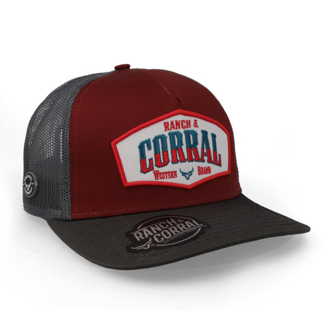 Gorra Ranch & Corral Lifestyle 20 Guindo Gris Unitalla