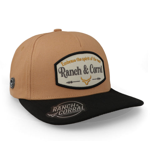 Gorra Ranch & Corral Retro 08 Beige Negro Unitalla