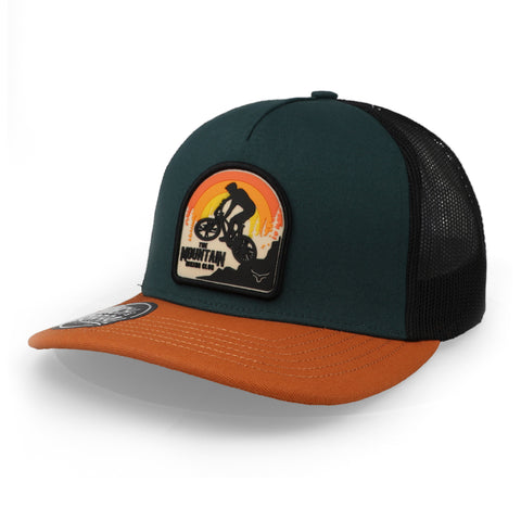Gorra Ranch & Corral Bikers Verde/Naranja