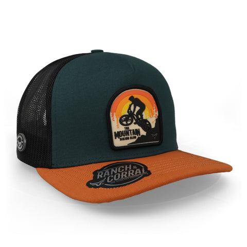 Gorra Ranch & Corral Bikers Verde/Naranja