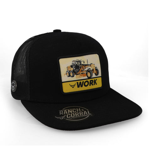 Gorra Ranch & Corral Work 2 Negra Ajustable