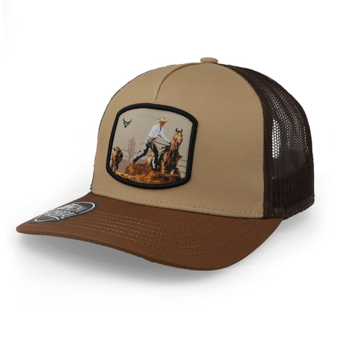 Gorra Ranch & Corral Rodeo Beige/Café Unitalla