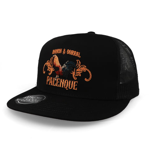 Gorra Ranch Corral Rooster Derby 01 RCR21 Negro Unitalla